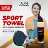 Handuk Olahraga Sensasi Dingin Tebal Daya Serap Tinggi 100% ORIGINAL Made in Japan - Orange